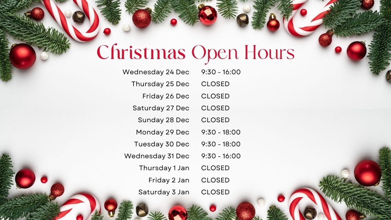 christmas opening times
